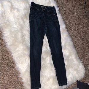 Express high waisted jeans